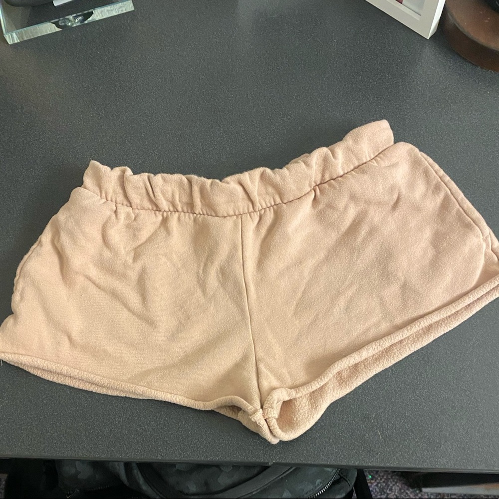 Pink sweatshorts